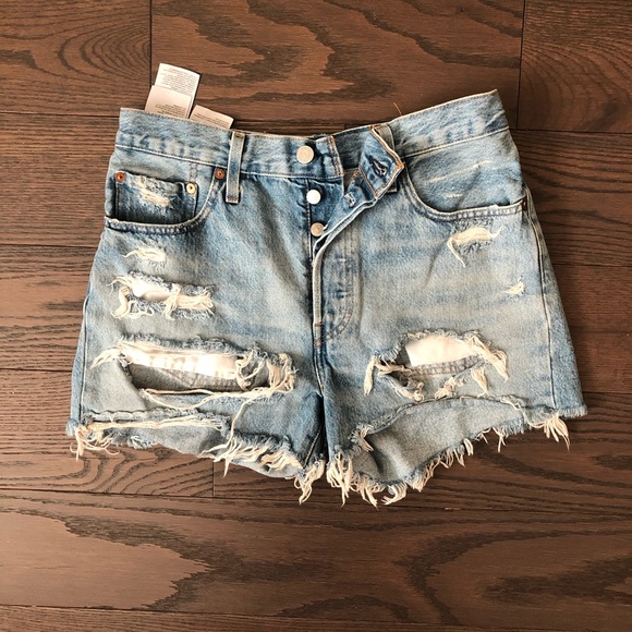 Levi’s 501 shorts size 27 - Picture 5 of 6